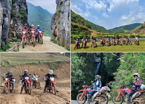4 DAYS HA GIANG MOTORCYCLE DIRT BIKE TOUR  $480 VND 11.280.000/ PERSON 