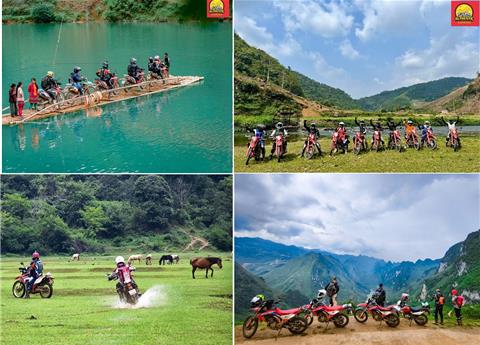 6 DAY HA GIANG - CAO BANG - BA BE LAKE  MOTORCYCLE  DIRT BIKE TOUR $ 720/ PERSON 